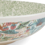Spode Morris & Co 33cm Earthenware Low Bowl - Standen - Strawberry Thief
