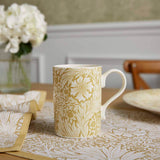 Spode Morris & Co 340ml Earthenware Mug - Marigold