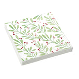 Stow Green 3 Ply Pack of 20 Christmas Napkins - Berries with Foliage