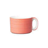 W.M Bartleet & Sons 0.8 Pint Wide Porcelain Mug - Coral Pink