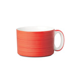 W.M Bartleet & Sons 0.8 Pint Wide Porcelain Mug - Poppy Red