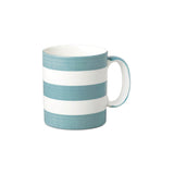 W.M Bartleet & Sons Porcelain Stripe Espresso Mug - Ocean Grey