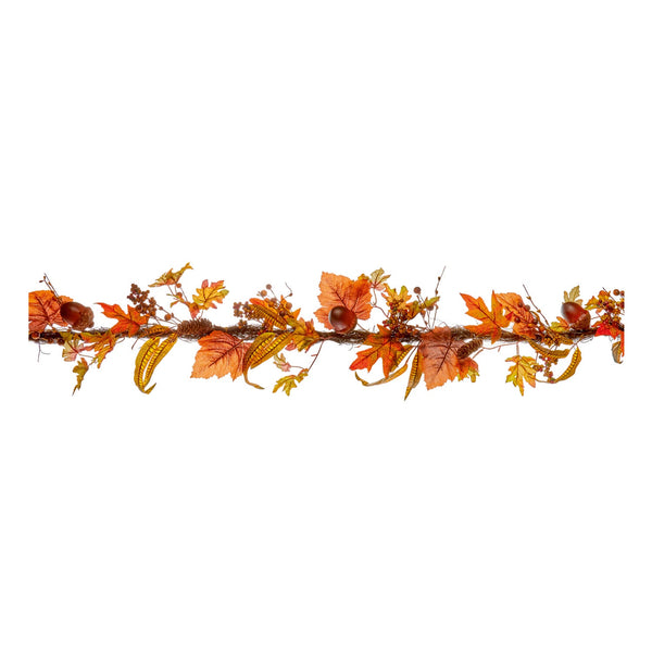 Premier 1.8m Glittered Autumnal Garland