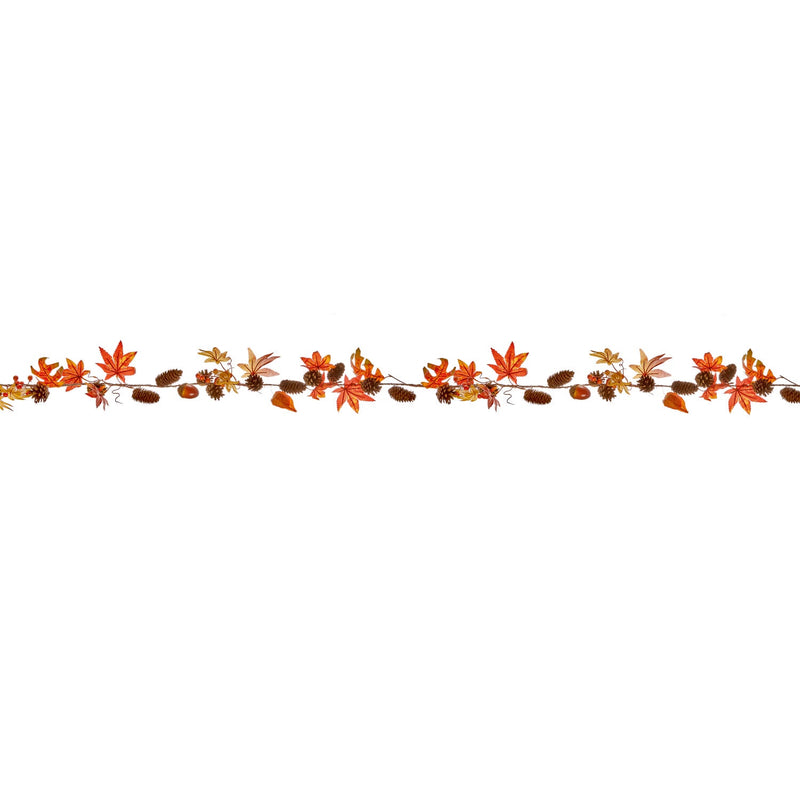 Premier 1.5m Rustic Garland - Cone & Acorn