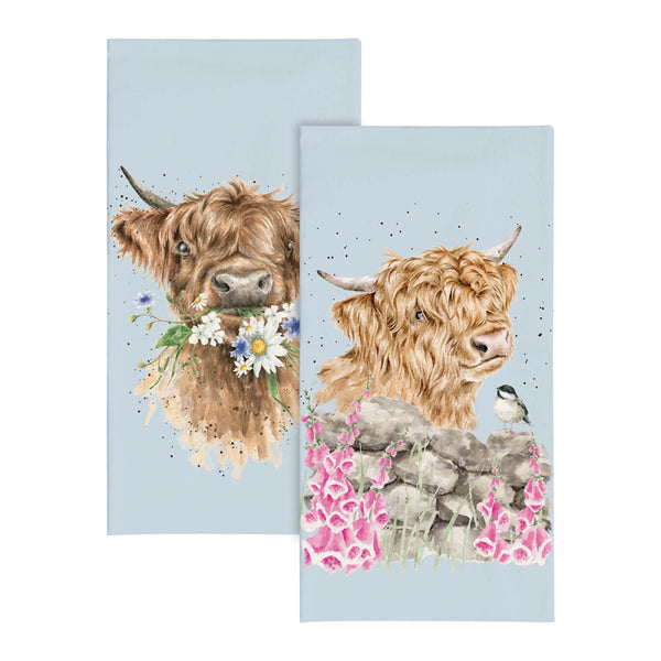 Wrendale Designs Pocket Tissues - 'Daisy Coo' Highland Cow