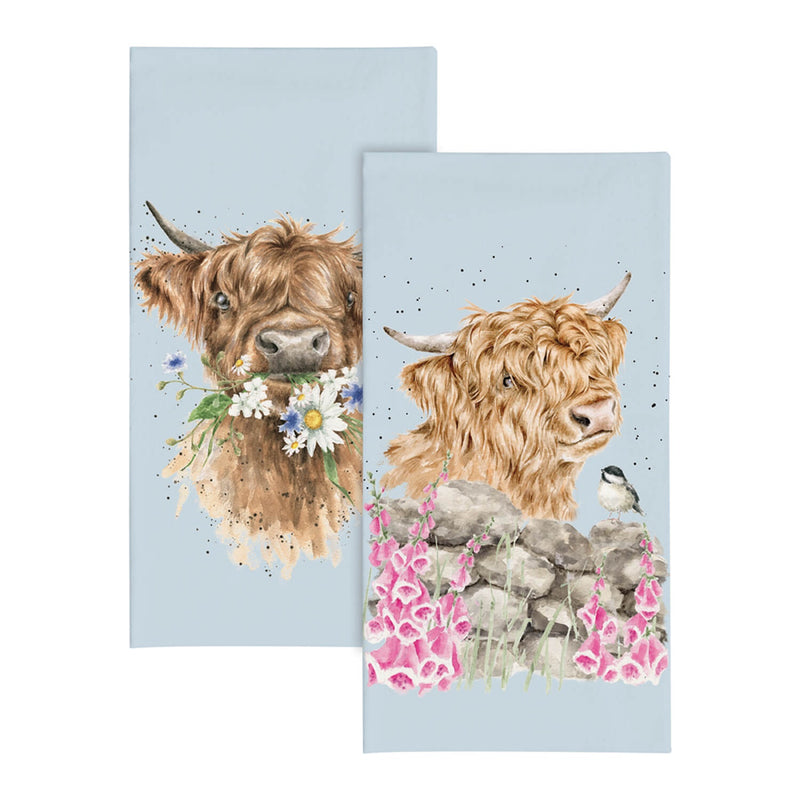 Wrendale Designs Pocket Tissues - 'Daisy Coo' Highland Cow