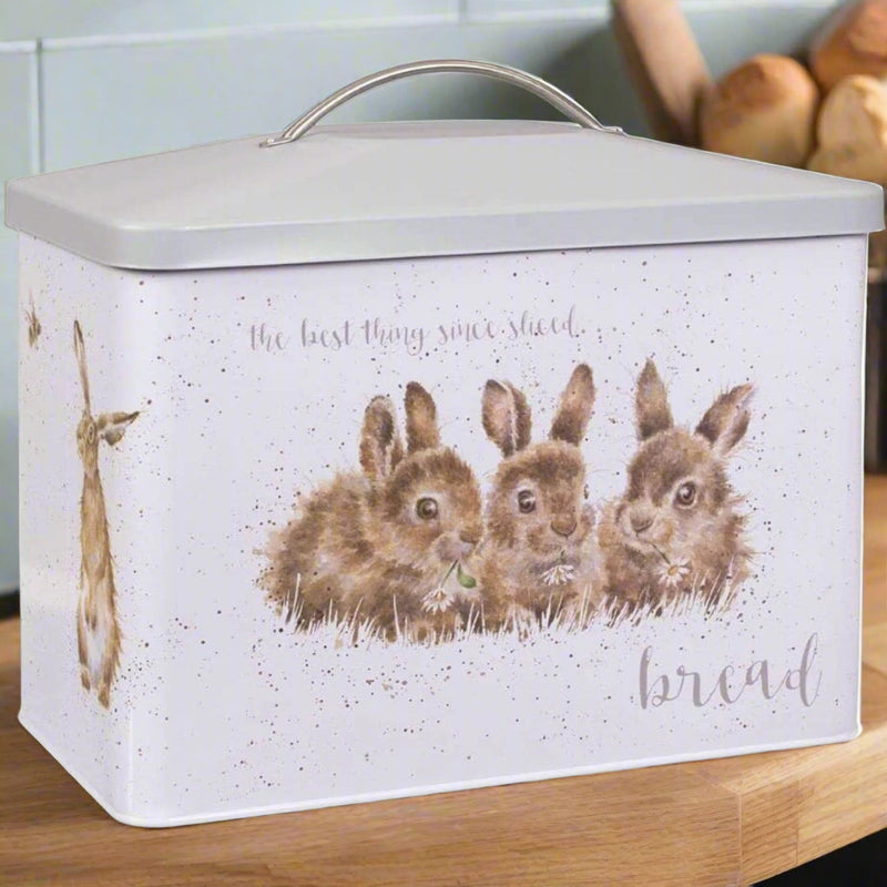 Wrendale Designs by Hannah Dale Bread Bin - Welsh Bunnies