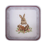 Wrendale Designs by Hannah Dale 16.7cm Square Christmas Tin - Winter Woodland