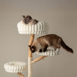 Scruffs Alpine Pyrenees Cat Tree - Cream