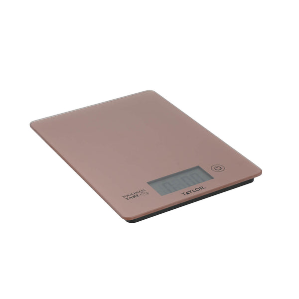 Taylor Pro Touchless TARE Digital 5kg Kitchen Scales - Rose Gold