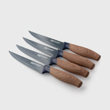 Taylor's Eye Witness Brooklyn 4-Piece Steak Knife Set - Walnut Effect
