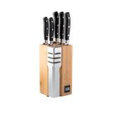 Taylor's Eye Witness Henley 5-Piece Knife Set with Bamboo Block & Sharpener