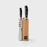 Taylor's Eye Witness Henley 5-Piece Knife Set with Bamboo Block & Sharpener