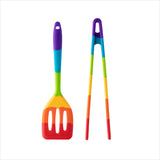Taylor's Eye Witness Rainbow Mini Silicone Turner & Tong Set