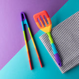 Taylor's Eye Witness Rainbow Mini Silicone Turner & Tong Set