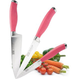Taylor's Eye Witness Syracuse 3-Piece Kitchen Knife Set - Raspberry