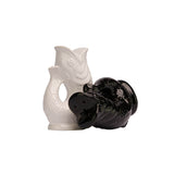 The Original Gluggle Jug Factory Salt & Pepper Shakers - Black & White