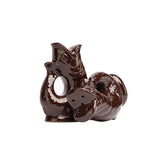 The Original Gluggle Jug Factory Salt & Pepper Shakers - Cocoa