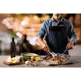 Tramontina Grano 3-Ply Stainless Steel 28cm Ribbed Griddle Pan