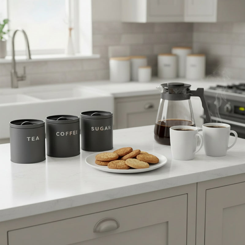 Typhoon Highgate 4-Piece Storage Set - Matte Grey