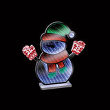 Premier 30cm USB LED Infinity Mirror - Snowman With Gloves