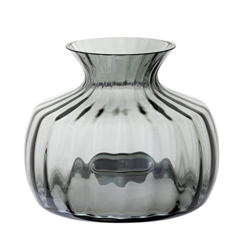 Dartington Handmade Cushion Medium Vase - Smoke