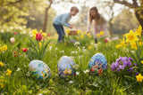 Elite Tins Vintage Easter Mini Hanging Egg Shaped Tin - Assorted