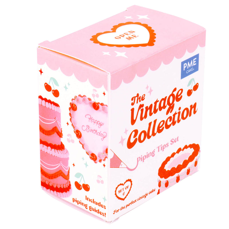 PME Vintage Cake Piping Set - Set of 6