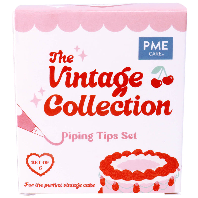 PME Vintage Cake Piping Set - Set of 6