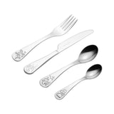 Viners Believe Stainless Steel Childrens 4-Piece Cutlery Set