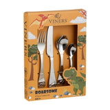 Viners Roarsome Stainless Steel Childrens 4-Piece Cutlery Set