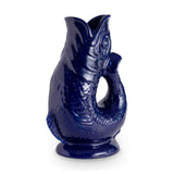Wade Fish Earthenware 1.2 Litre Gluggle Jug - Cobalt