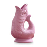 Wade Fish Earthenware 1.2 Litre Gluggle Jug - Pink