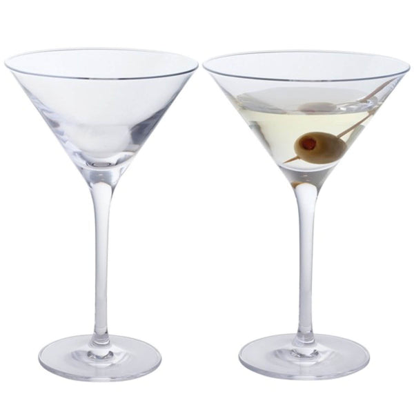 Dartington Wine & Bar 24cl Martini Crystal Glasses - Set of 2