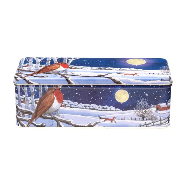 Emma Bridgewater Christmas Long Deep Rectangular Tin - Winter Animals
