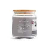 Wax Lyrical England Medium Scented Candle Jar - Laundry Days