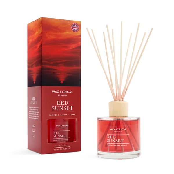 Wax Lyrical England 200ml Reed Diffuser - Red Sunset