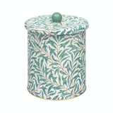 Elite Tins Arts & Crafts Medium Biscuit Barrel - Willow