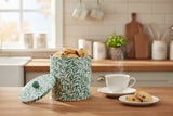 Elite Tins Arts & Crafts Medium Biscuit Barrel - Willow