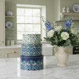 Elite Tins Arts & Crafts Set Of 3 Round Cake Tins - Strawberry Thief