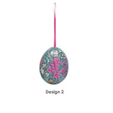 Elite Tins Arts & Crafts Mini Hanging Egg Shaped Tin - Assorted