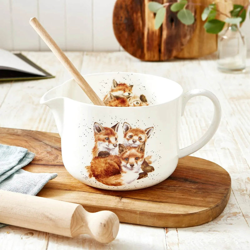 Wrendale Designs by Hannah Dale Fine China 2 Litre Mixing Jug - Foxes