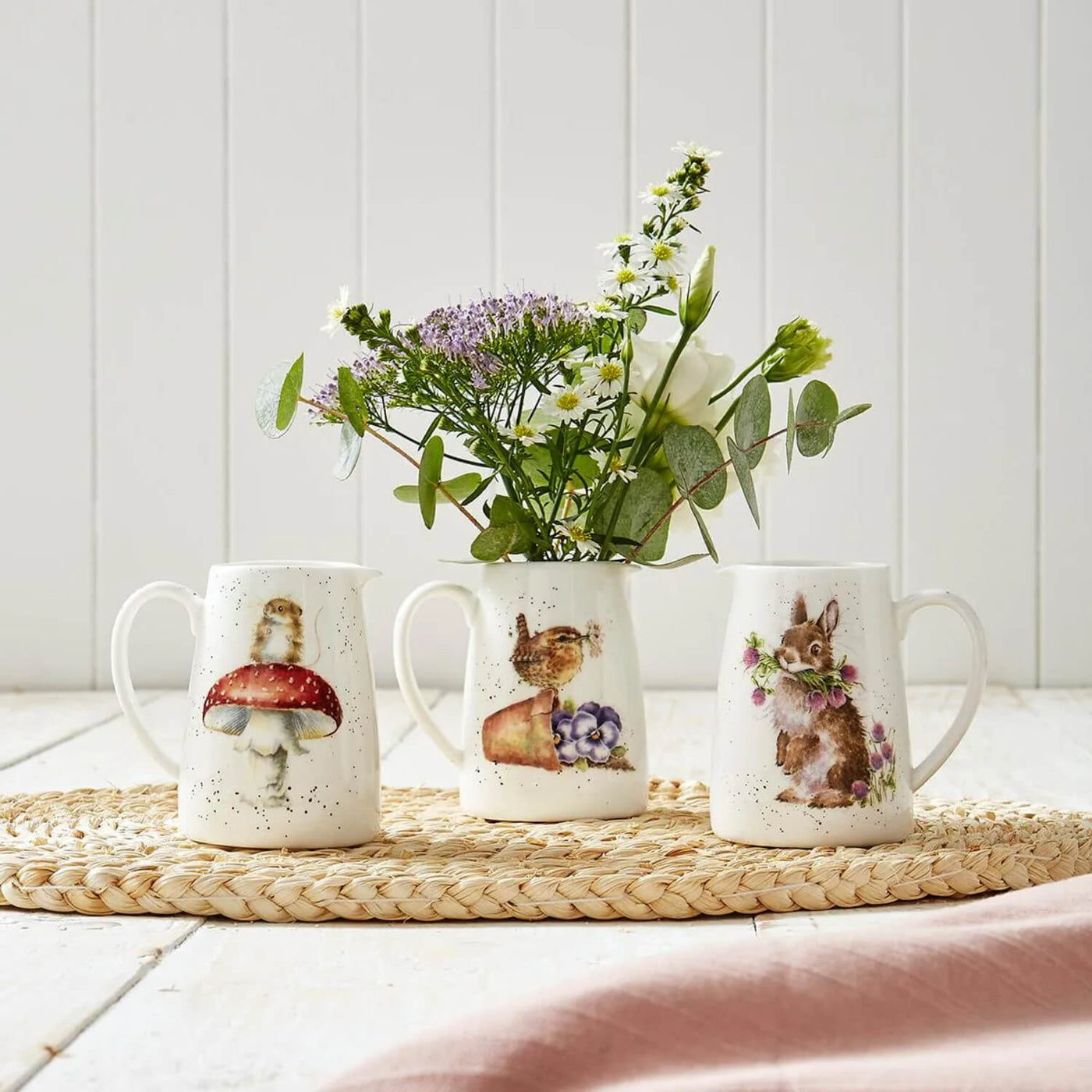 Buy Wrendale Designs | Fine China Posy Jug - Pottering About