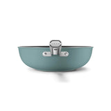 Smeg Cookware 30cm Non-Stick Ceramic Coated Wok - Matte Emerald Green