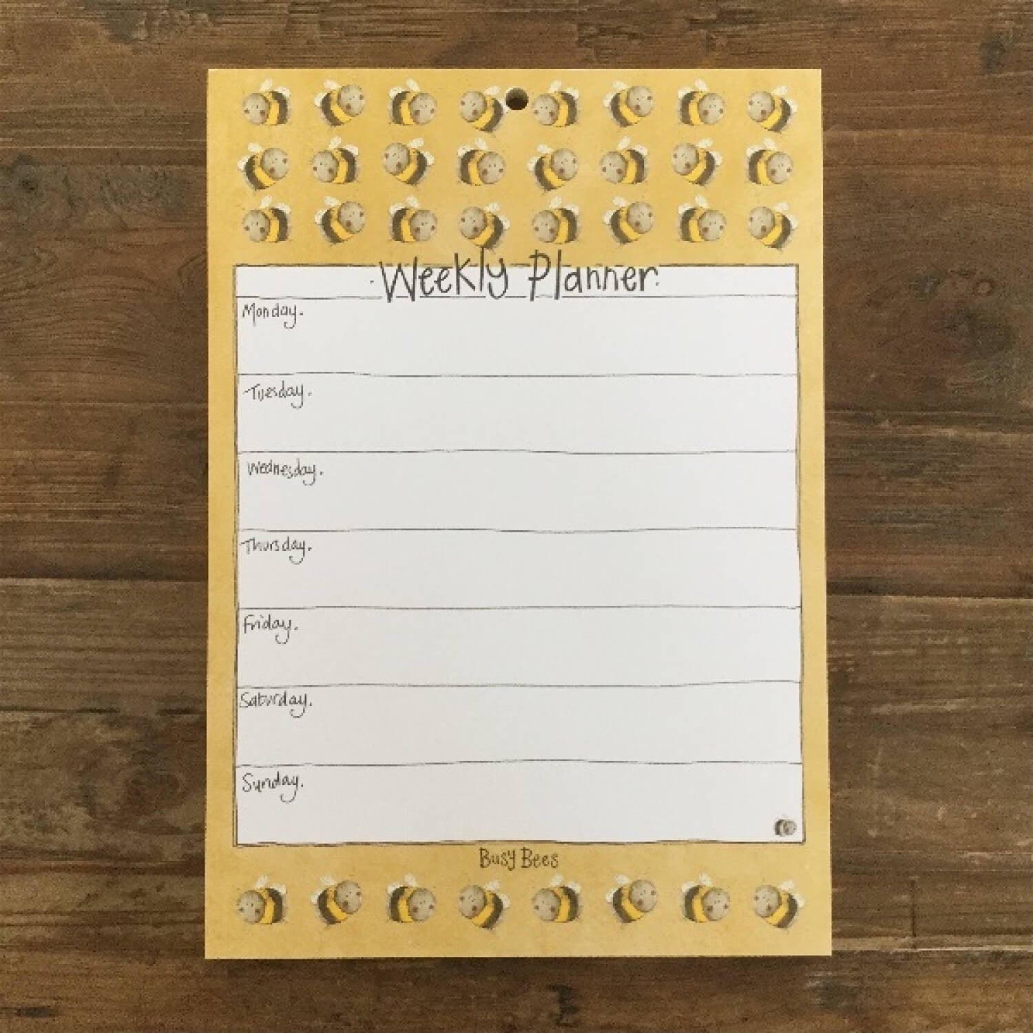 Buy Alex Clark | Weekly Planner - Busy Bees – Potters Cookshop