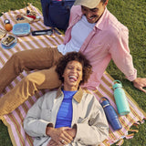 Hydro Flask 710ml Wide Mouth Travel Bottle With Flex Straw Cap - Harbor Blue