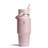 Hydro Flask 710ml Wide Mouth Travel Bottle With Flex Straw Cap - Trillium Pink