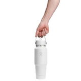 Hydro Flask 946ml Wide Mouth Travel Bottle With Flex Straw Cap - Tonal White