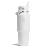 Hydro Flask 946ml Wide Mouth Travel Bottle With Flex Straw Cap - Tonal White