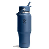 Hydro Flask 946ml Wide Mouth Travel Bottle With Flex Straw Cap - Harbor Blue
